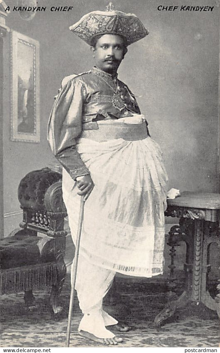 SRI LANKA - A Kandyan Chief - Publ. Unknown (no Postcard Back)  - Sri Lanka (Ceylon)