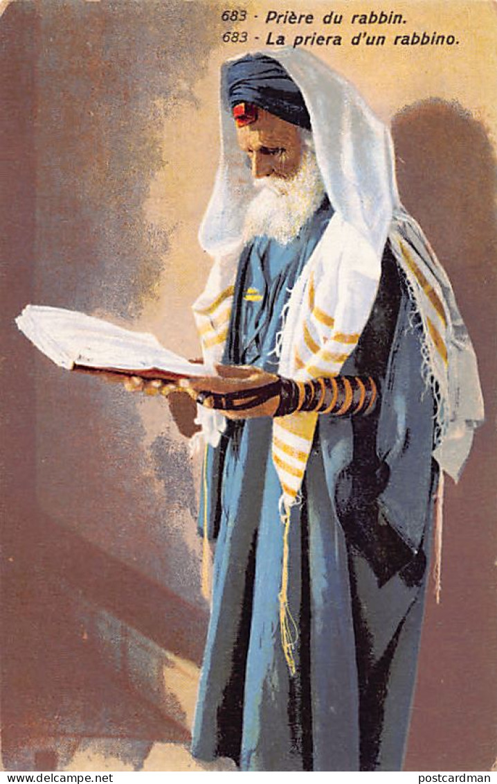 Libya - A Rabbi's Prayer - Publ. Lehnert & Landrock 683 - Judaisme