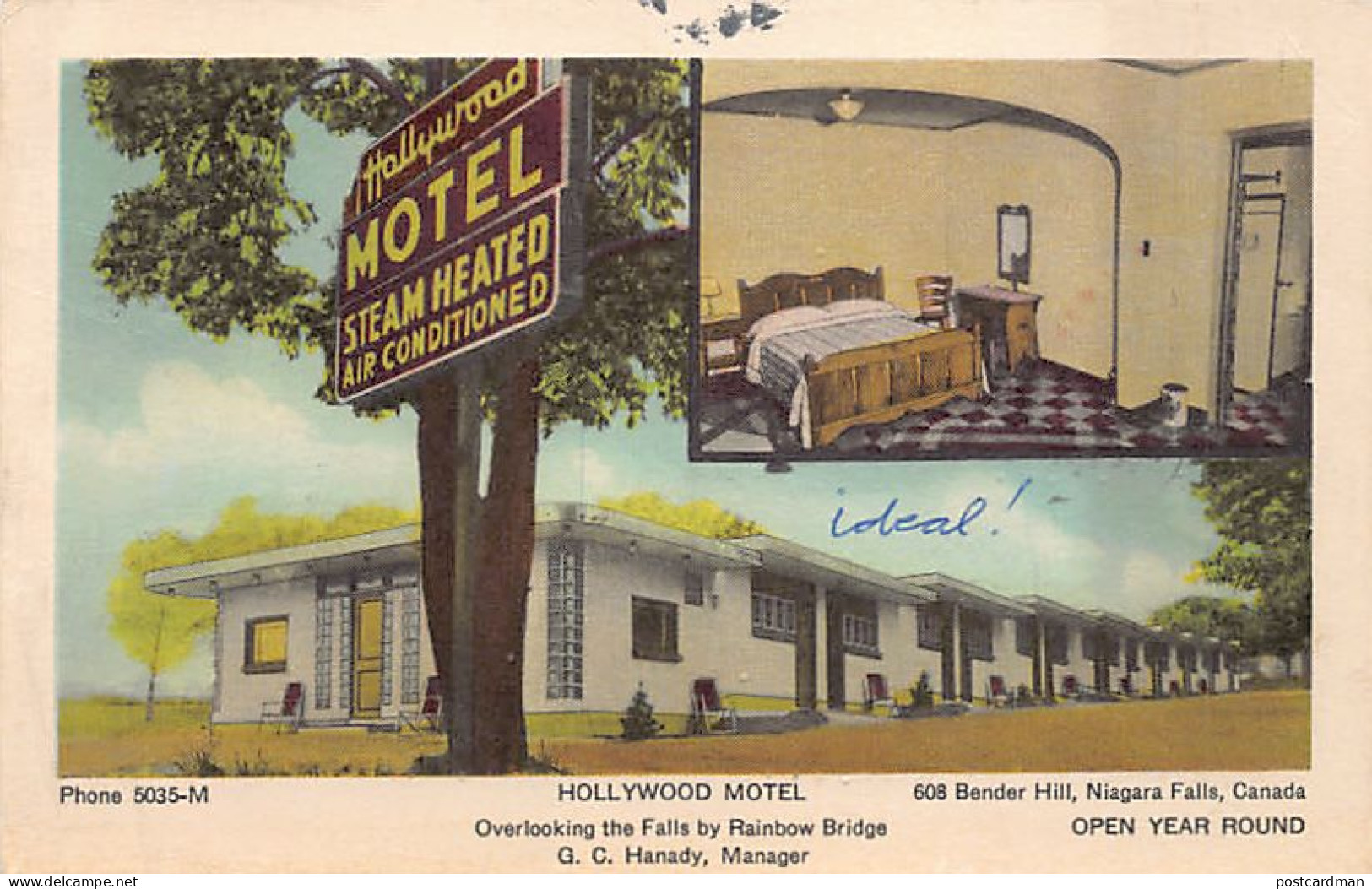 Canada - NIAGARA FALLS (ON) Hollywood Motel, 608 Bender Hill - Niagara Falls