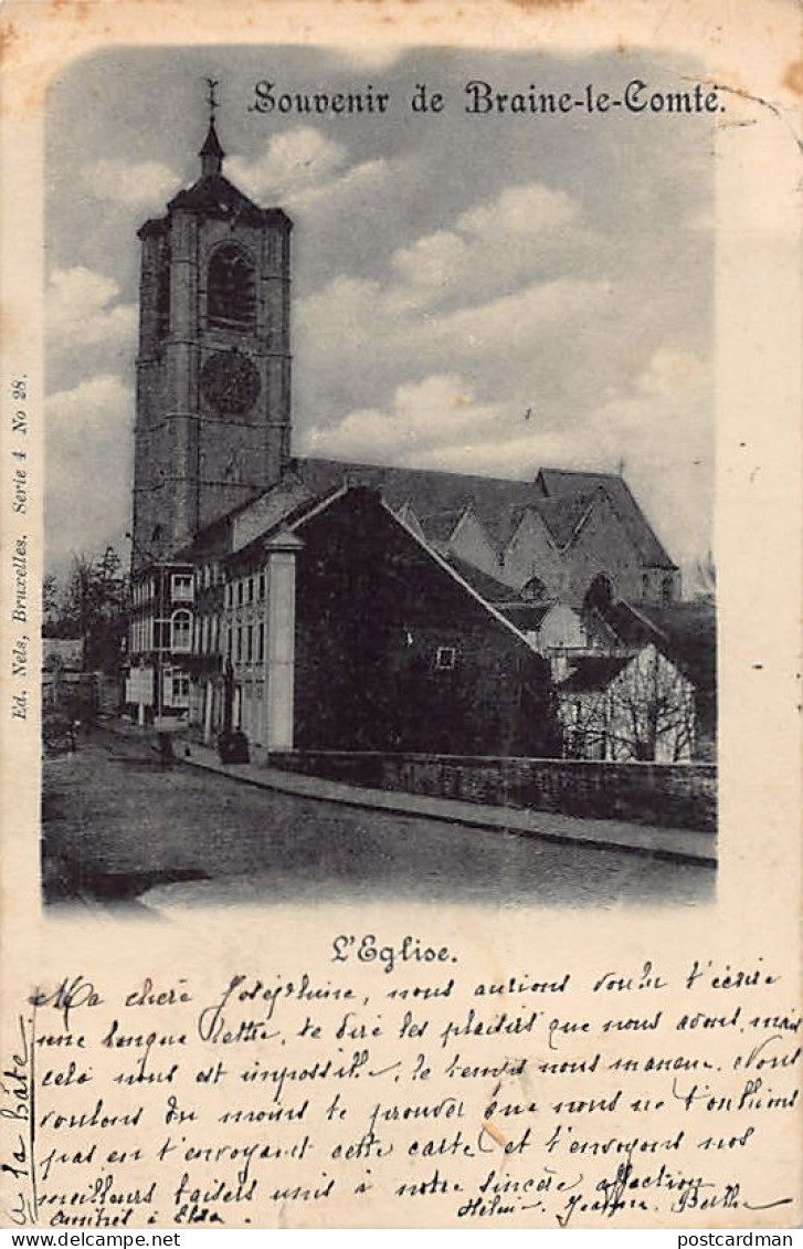 Belgique - BRAINE LE COMTE (Hainaut) L'église - Ed. Nels Série 4 N. 28 - Braine-le-Comte