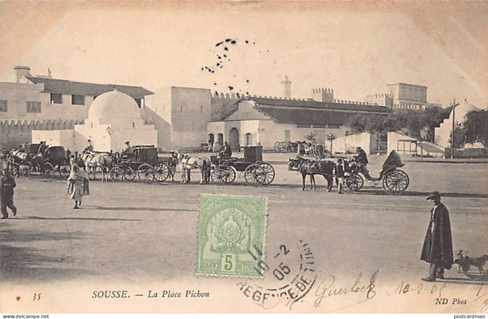 Tunisie - SOUSSE - La Place Pichon - Ed. Neurdein ND Phot. 35 - Túnez