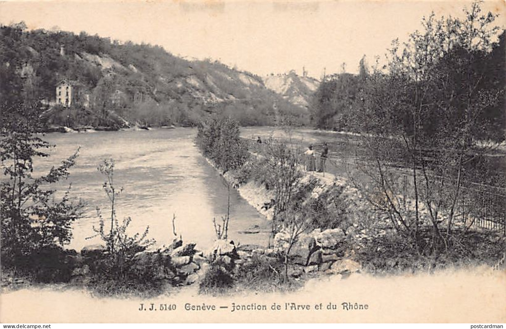 Génève - Jonction De L'Arve Et Du Rhône - Genève