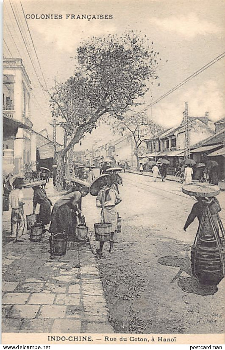 Vietnam - HANOI - Rue Du Coton - Ed. Inconnu  - Viêt-Nam