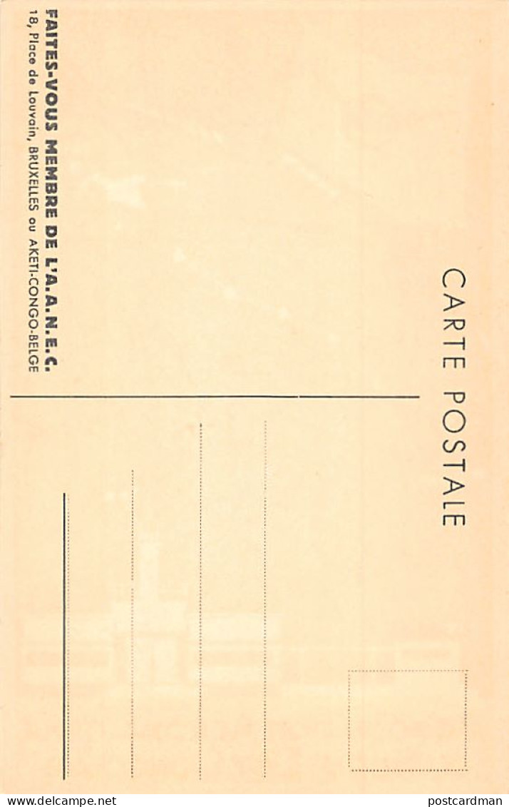 Congo Kinshasa - A.A.N.E.C. Association Aéronautique Du Nord-Est Congolais - Ed. Jean De Vos  - Congo Belge