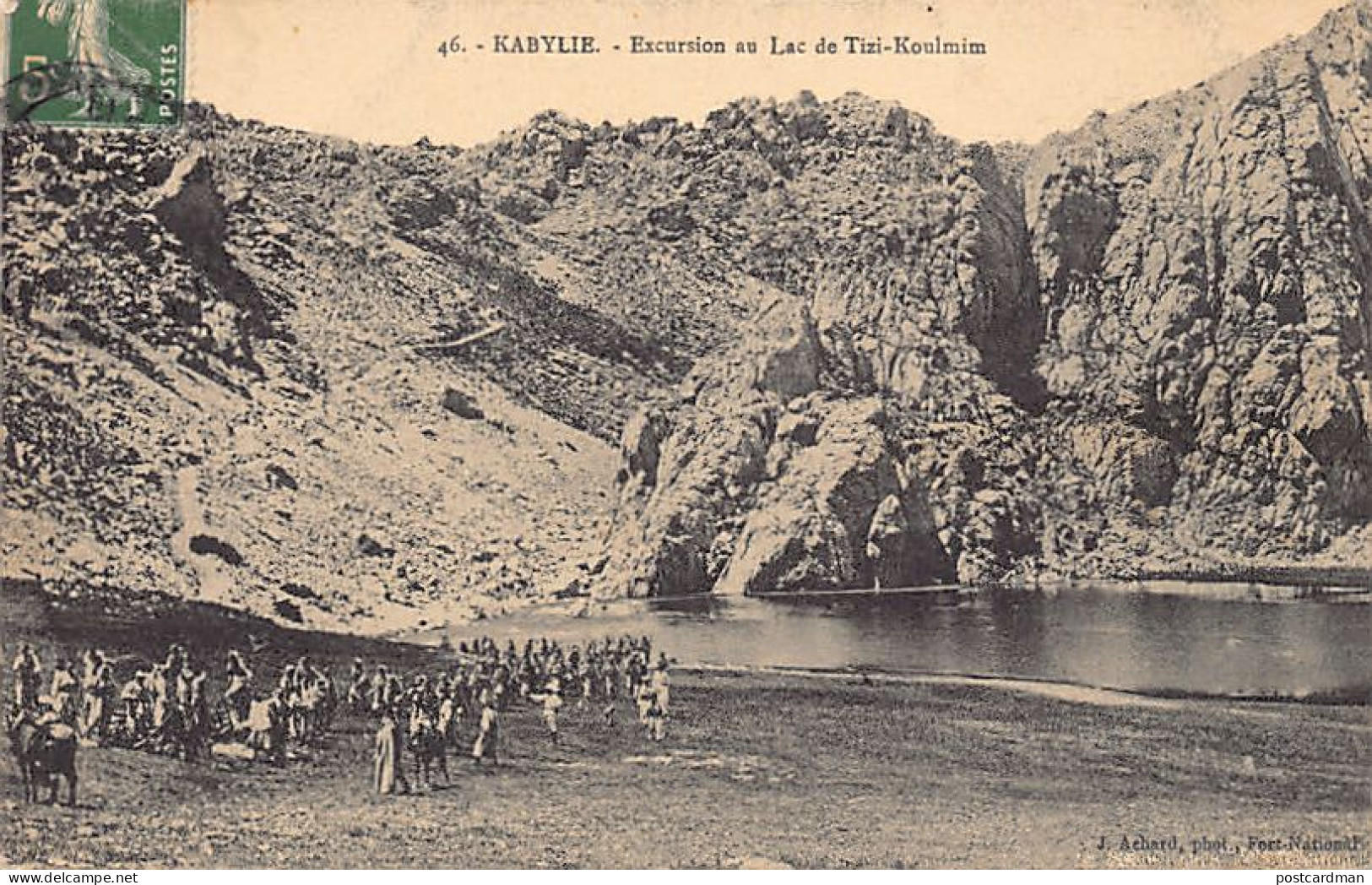 Algérie - Kabylie - Excursion Au Lac De Tizi-Koulmin - Ed. J. Achard 46 - Autres & Non Classés