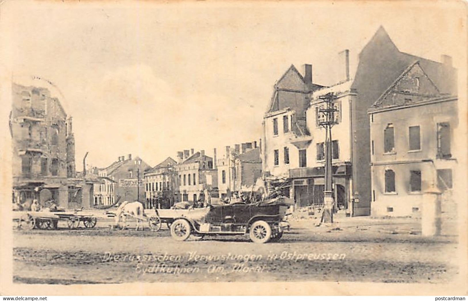 Russia - TSCHERNYSCHEWSKOJE Eydtkuhnen - The City Destroyed During World War One  - Russland