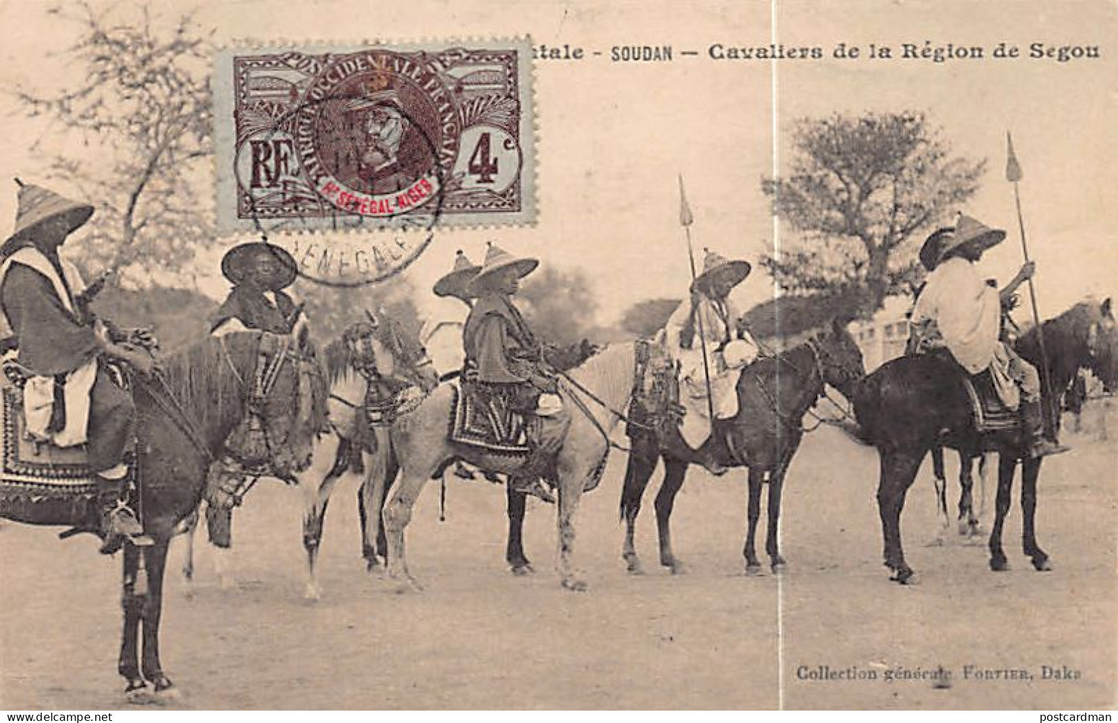 Mali - Cavaliers De La Région De Segou - Ed. Fortier  - Mali