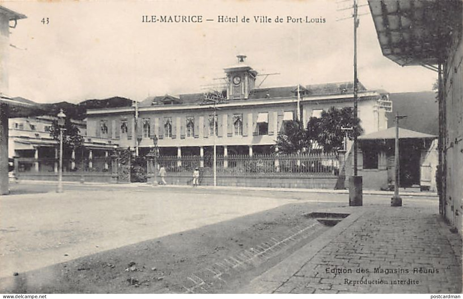 Mauritius - PORT LOUIS - Hôtel De Ville - Ed. Magasins Réunis 43 - Maurice