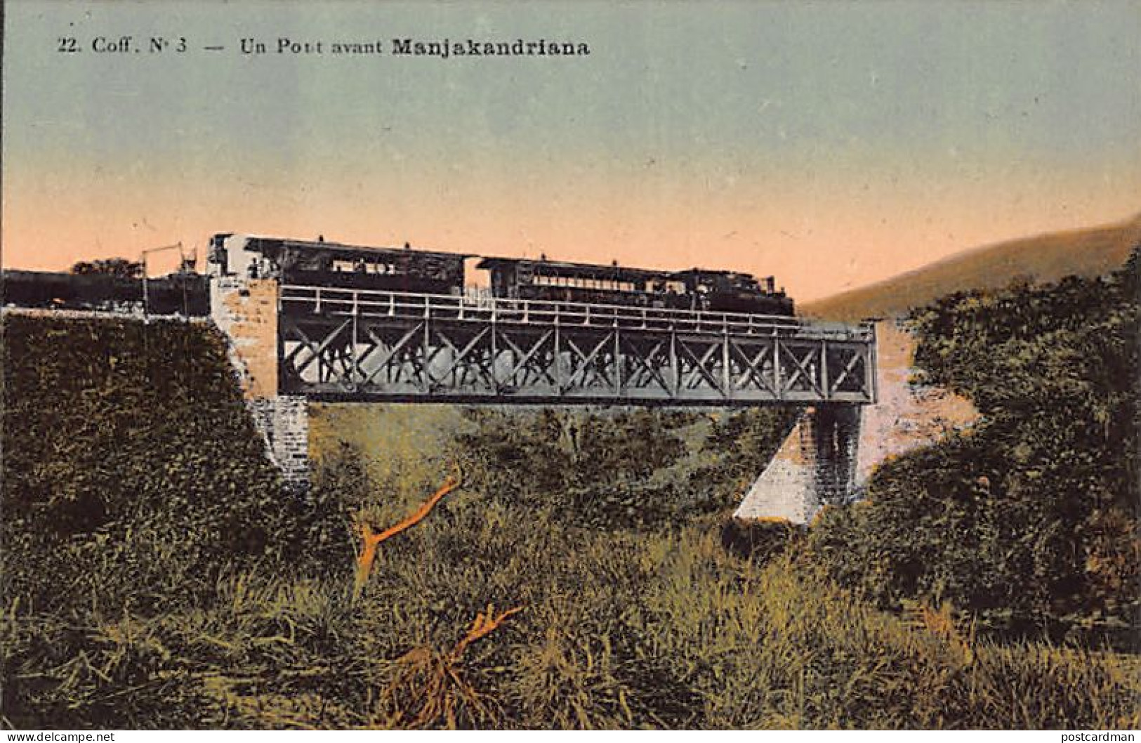 Madagascar - Le Pont Du Chemin De Fer Avant MANJAKANDRIANA - Ed. J. Paoli Et Fils 22 - Madagaskar