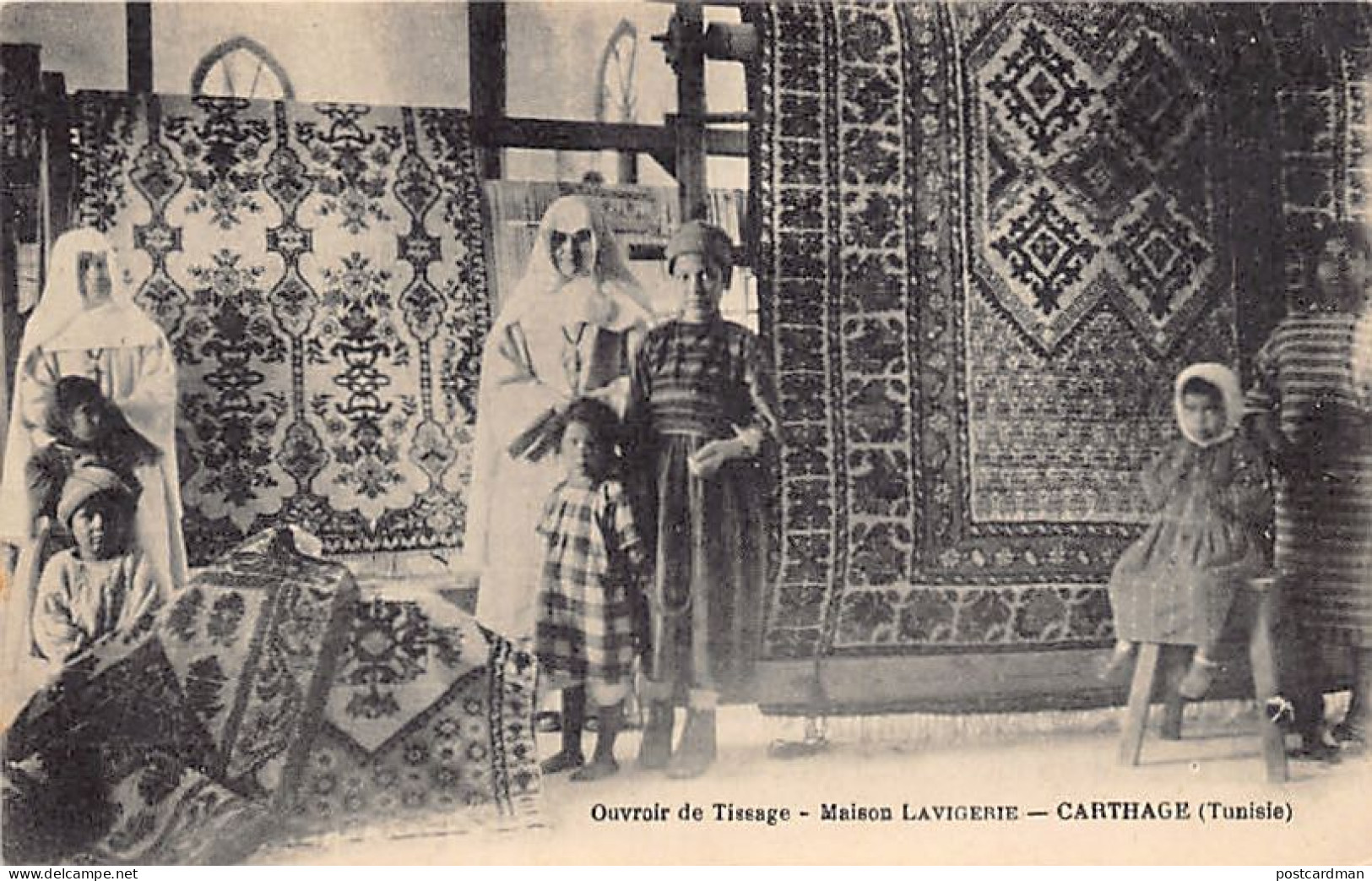 Tunisie - CARTHAGE - Ouvroir De Tissage - Maison Lavigerie - Ed. Soeurs Blanches - Tunisia