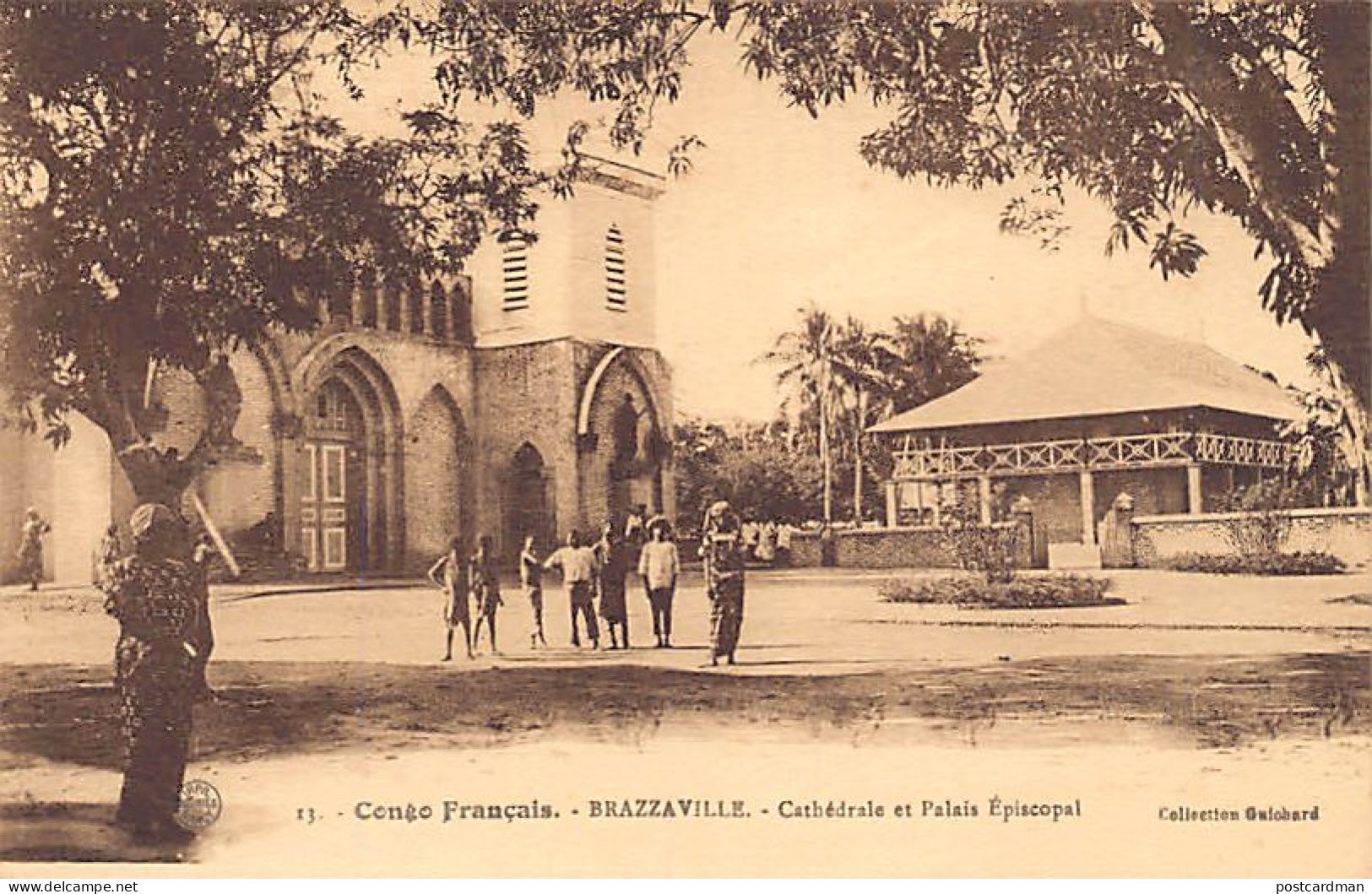 Congo - BRAZZAVILLE - Cathédrale Et Palais épiscopal - Ed. Guichard 13 - Brazzaville