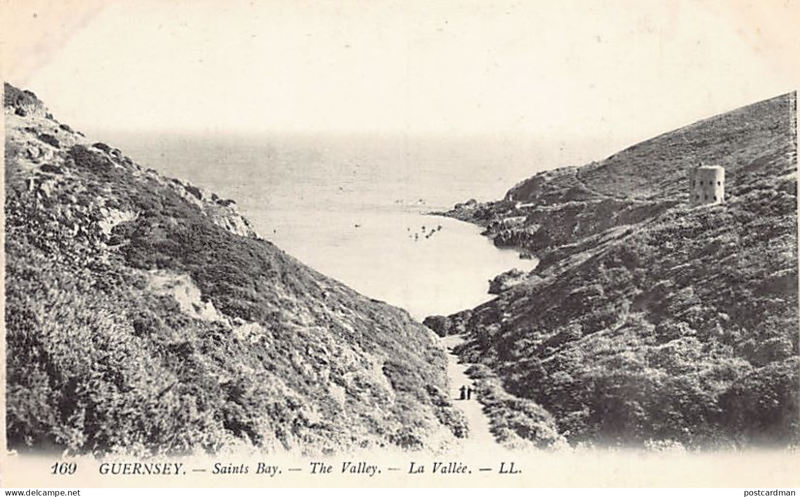 Guernsey - SAINTS BAY - The Valley - Publ. LL Levy 169 - Guernsey