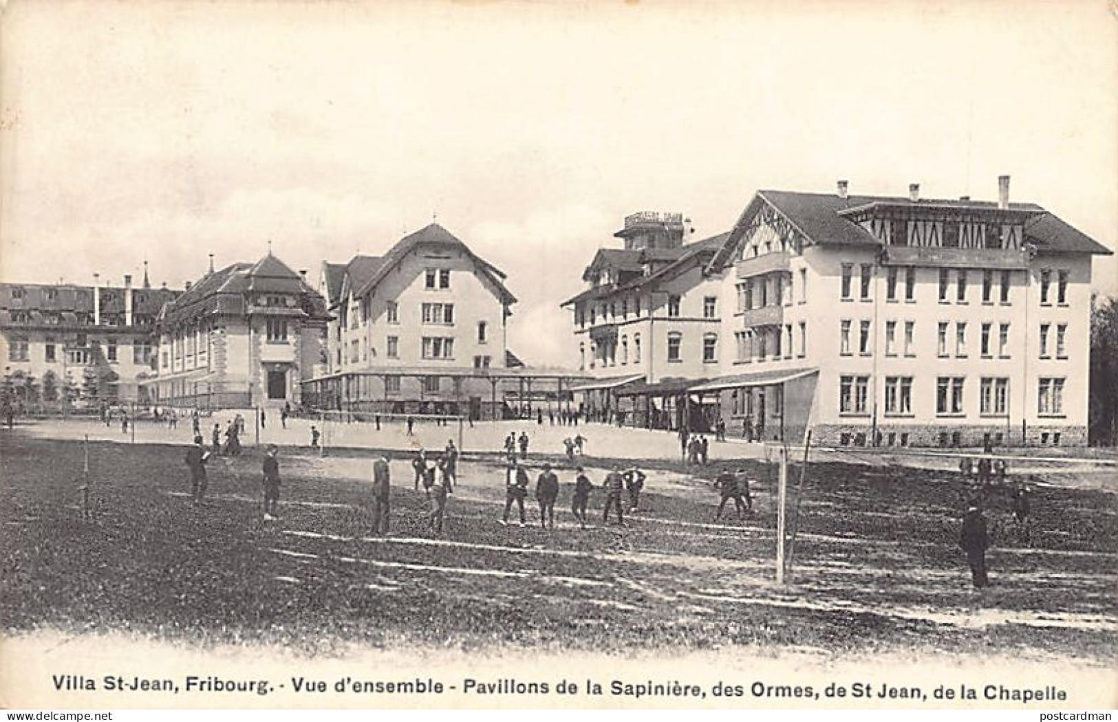 FRIBOURG - Villa Saint-Jean - Vue D'ensemble - Pavillons De La Sapinière, Des Ormes, De St-Jean, De La Chapelle - Ed. A. - Fribourg