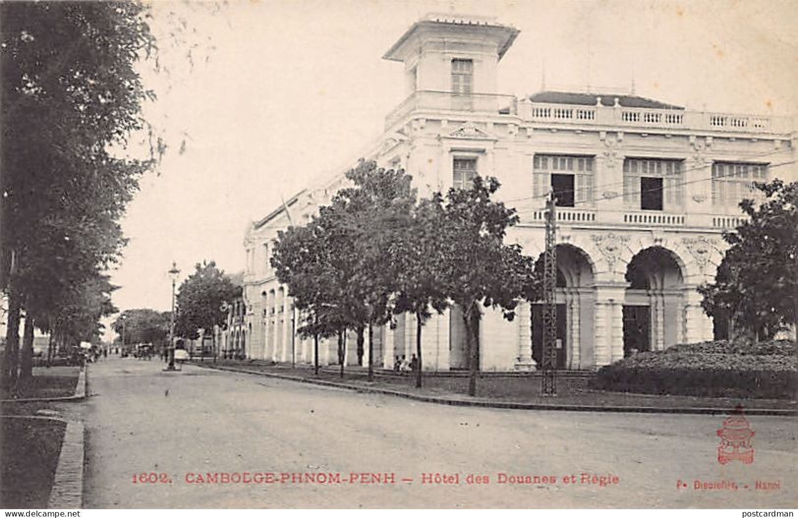 Cambodge - PHNOM PENH - Hôtel Des Douane Et Régie - Ed. P. Dieulefils 1602 - Cambogia