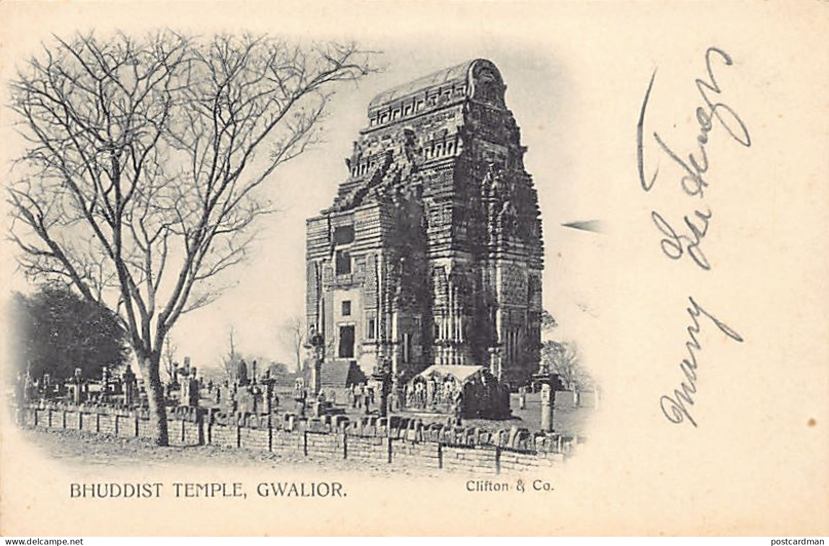 India - GWALIOR - Buddhist Temple - Publ. Clifton & Co.  - Indien