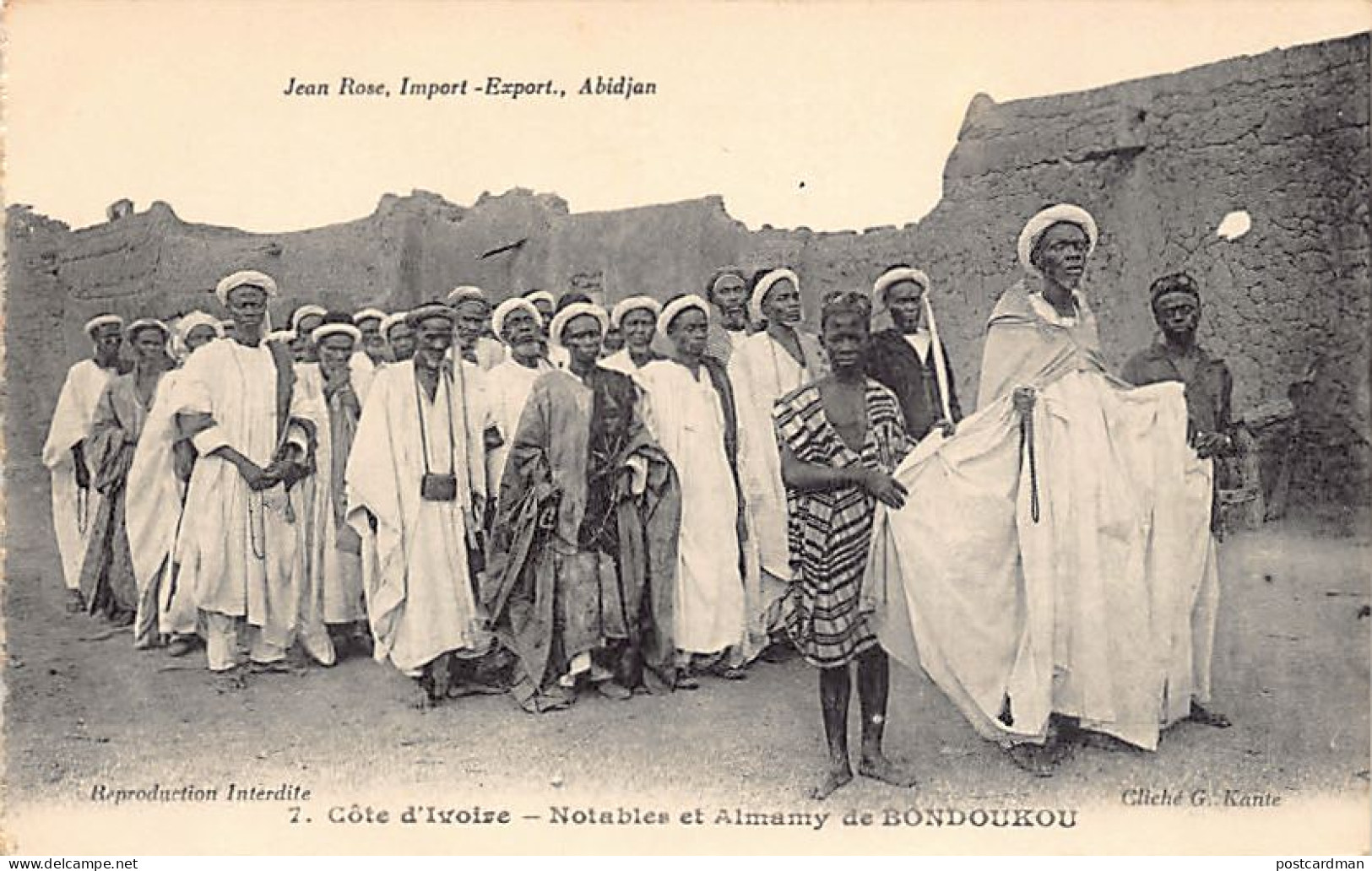 Côte D'Ivoire - BONDOUKOU - Notables Et L'Almany - Ed. G. Kanté - J. Rose 7 - Elfenbeinküste