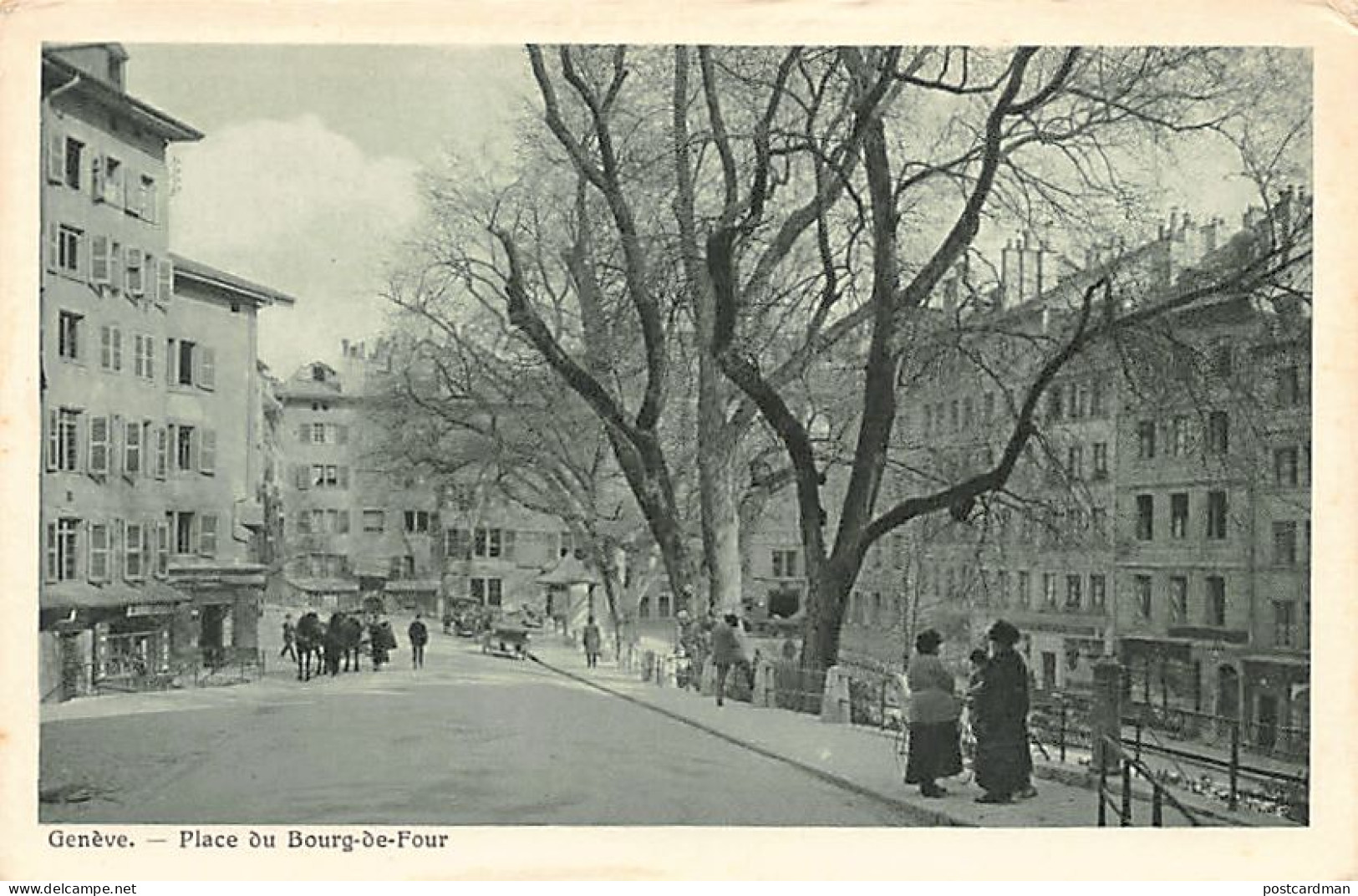 Suisse - Genève - Place Du Bourg-de-Four - Ed. G. Caveng 215 - Genève