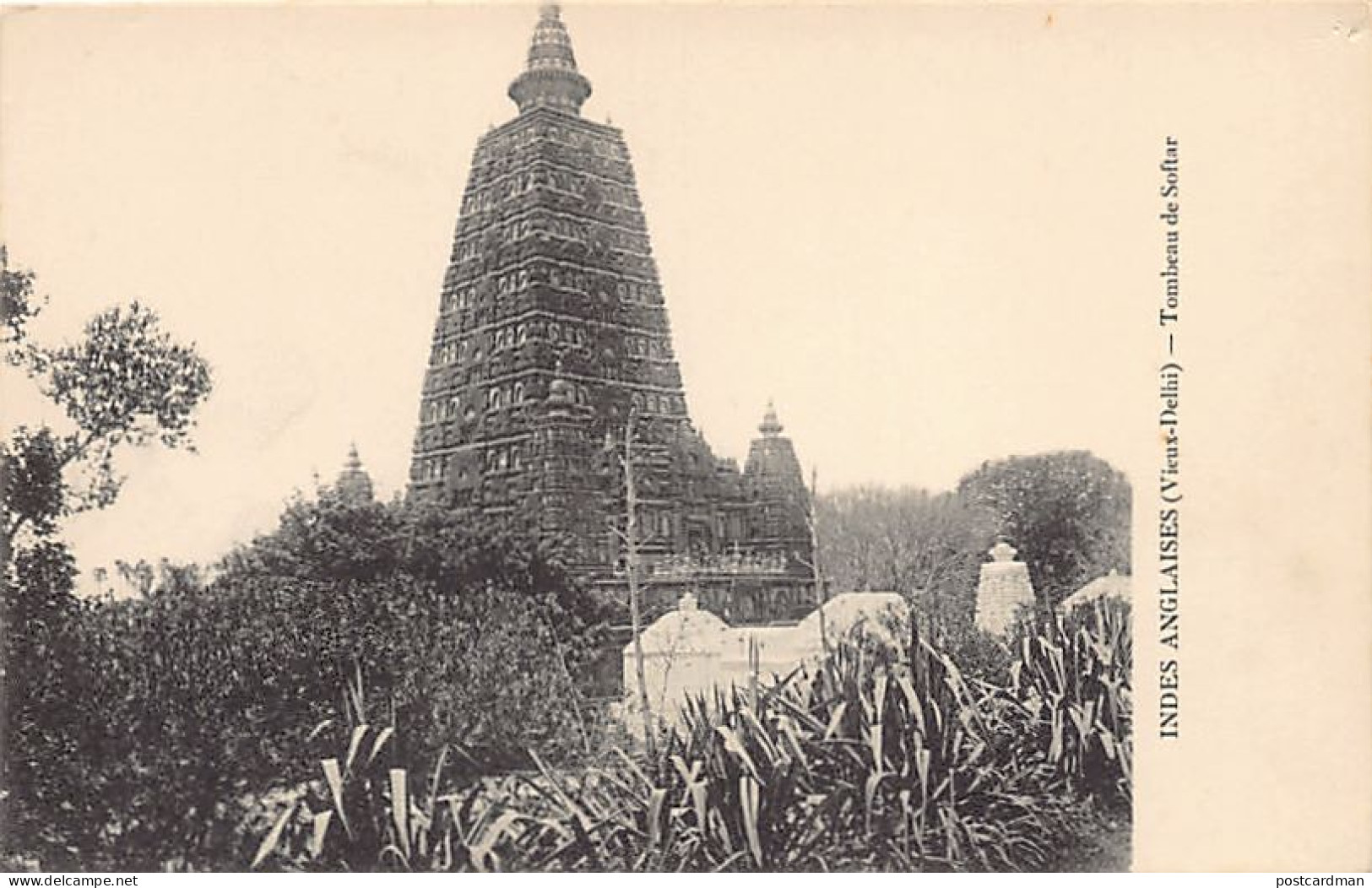 India - Mahabodhi Temple Complex At Bodh Gaya (mislabeled As A Tomb In Old Delhi) - Publ. Unknown  - India
