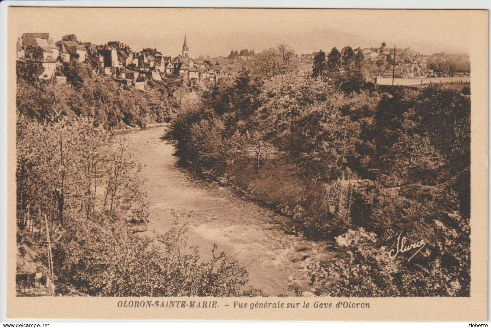 CARTOLINA DI Oloron-Sainte-Marie - Pyrénées-Atlantiques - FORMATO PICCOLO - Oloron Sainte Marie