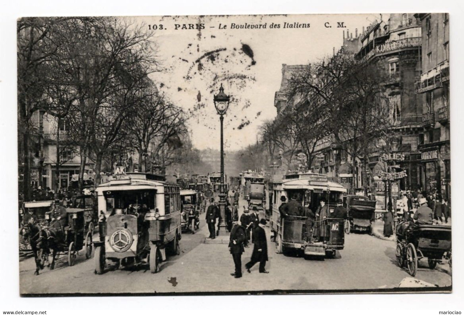 C-FR75009 PARIS Boulevards Des Italiens CPA Voyagée - Distrito: 09