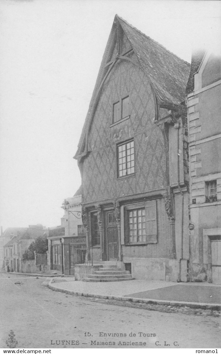 37)   LUYNES  - Maison Ancienne - Environs De Tours - Luynes