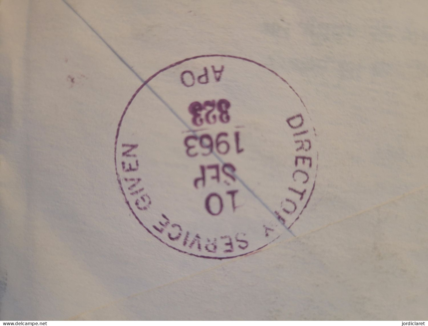 Carta 1963 A Usa Y Devuelta - Briefe U. Dokumente