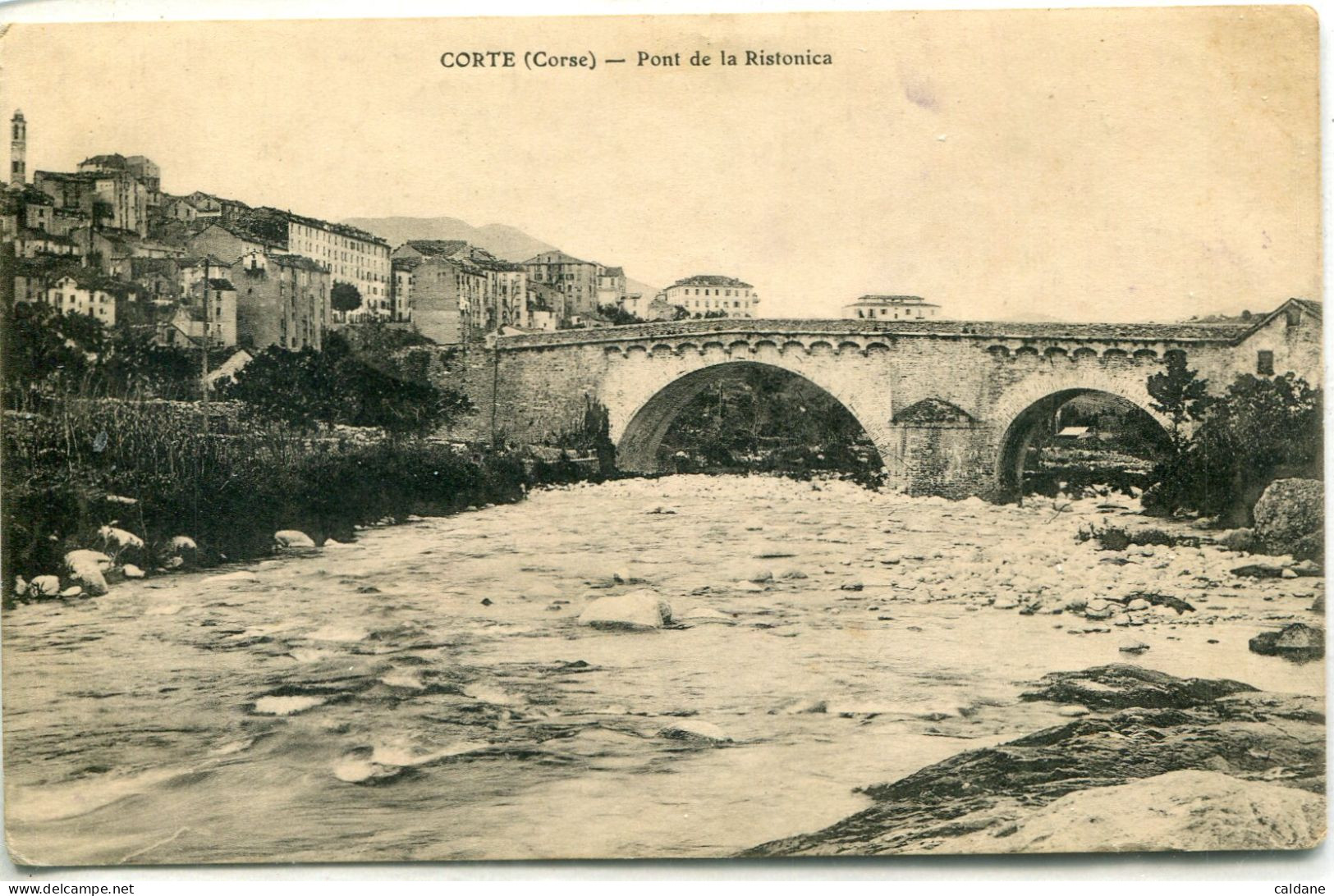 - 2B-CORSE  - CORTE -  Pont De La Restonica - Corte