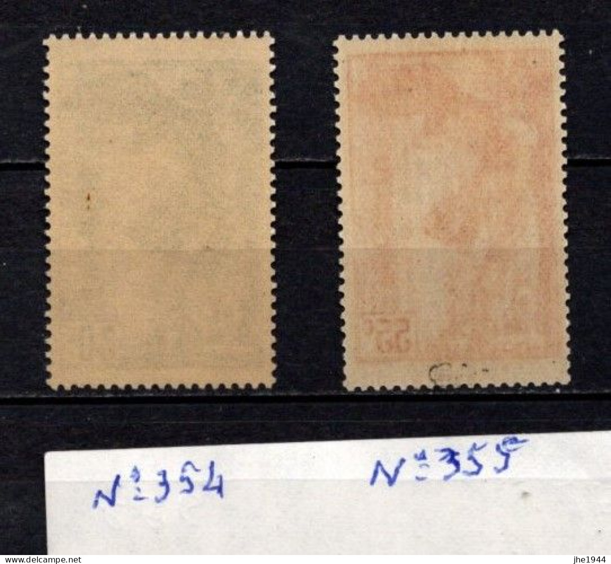 France N° 354 Et 355 ** Pour Les Musées Nationaux - Unused Stamps