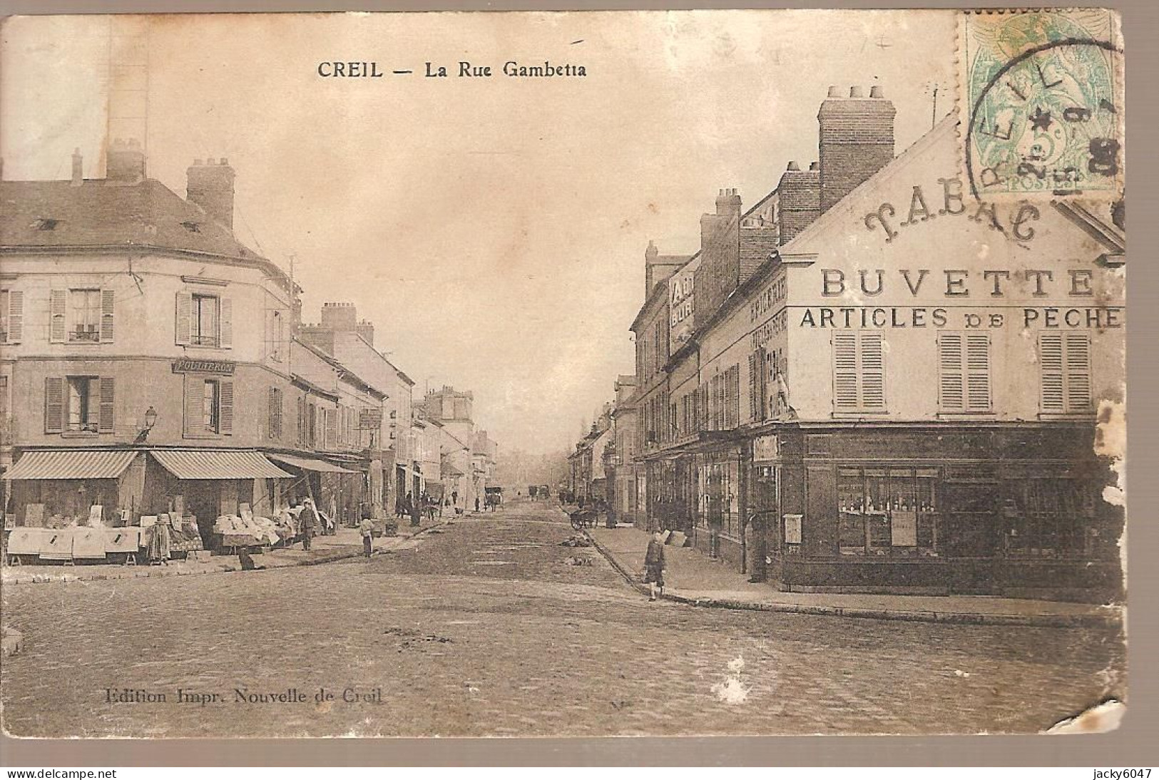 60 - Creil (oise) - La Rue Gambetta - Creil