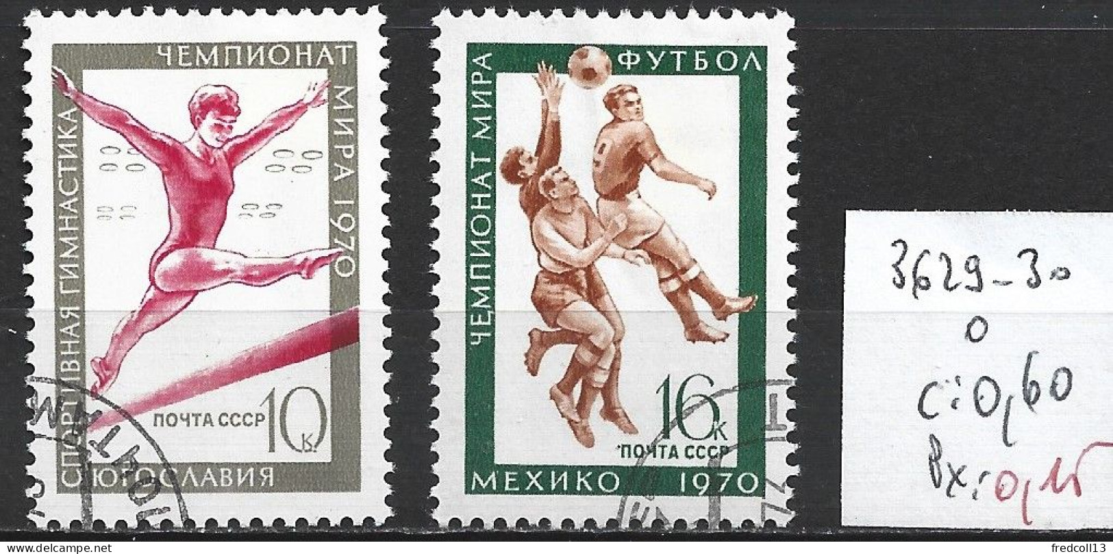 RUSSIE 3629-30 Oblitérés Côte 0.60 € - Used Stamps