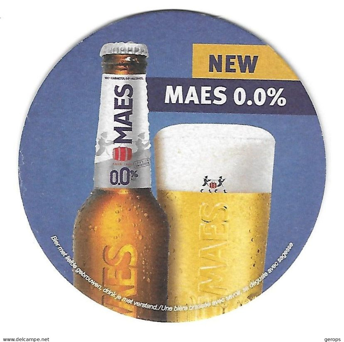 104a Brij. Maes Waarloos New Maes 0,% - Bierdeckel