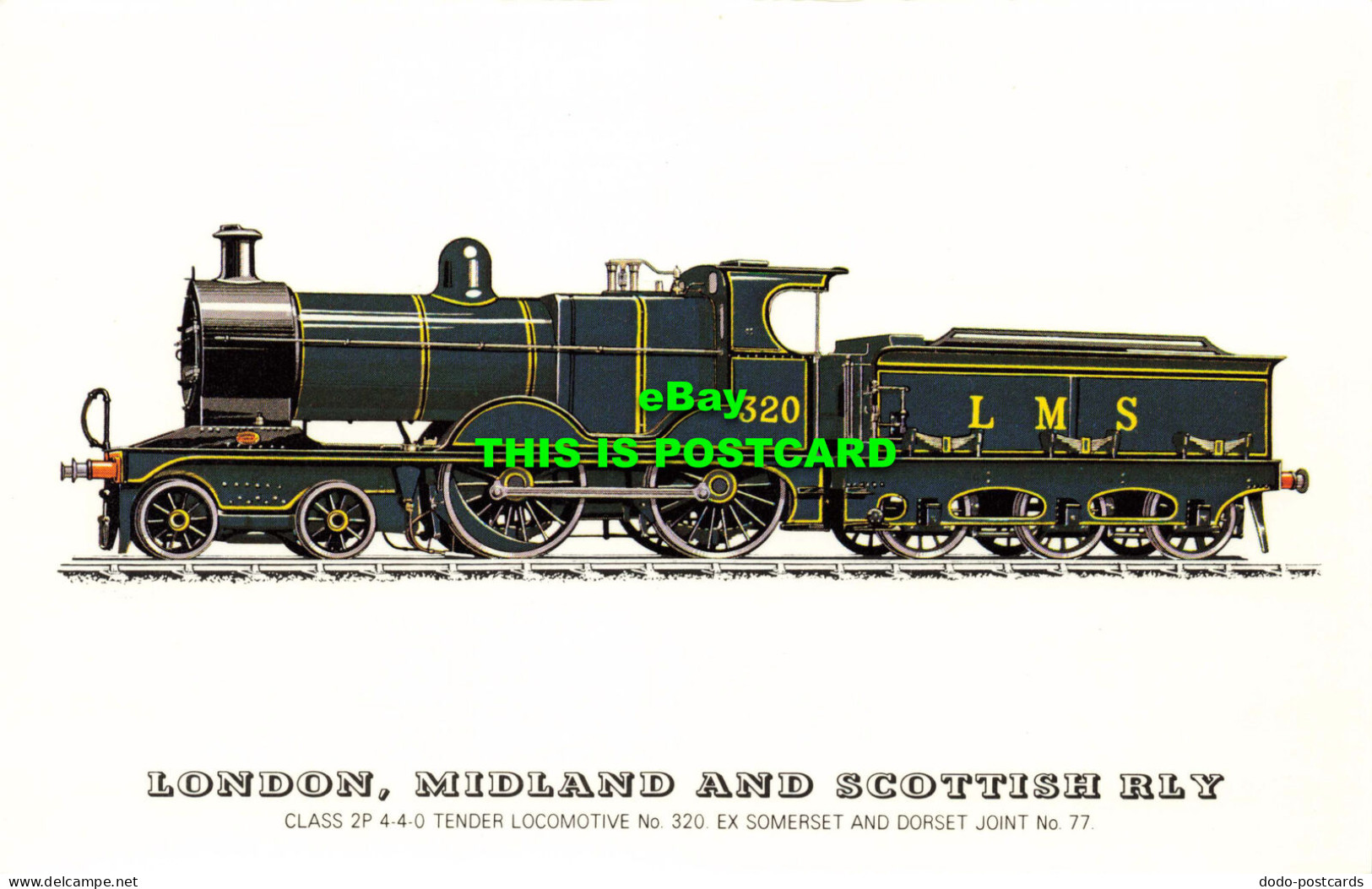 R570948 London Midland And Scottish Railway. Class 2P 4 4 0 Tender Locomotive. 3 - Other & Unclassified