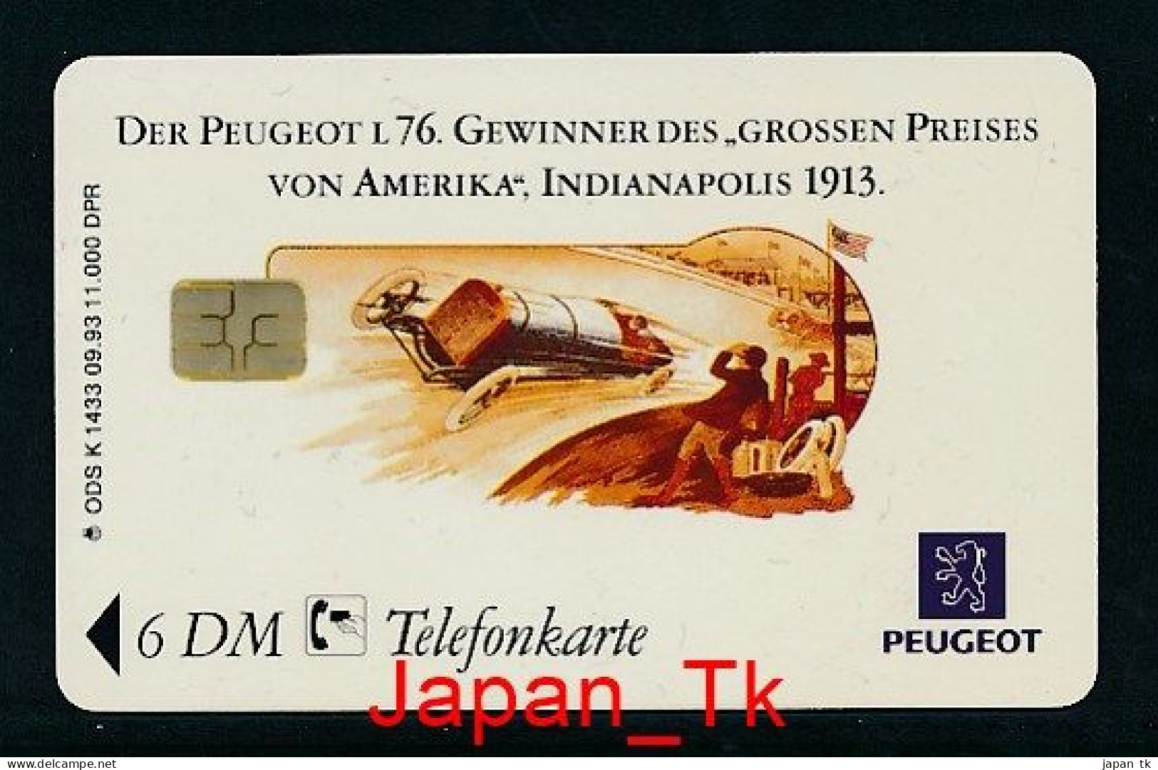 GERMANY K 1433 93 Peugeot - Aufl  11000 - Siehe Scan - K-Series : Customers Sets