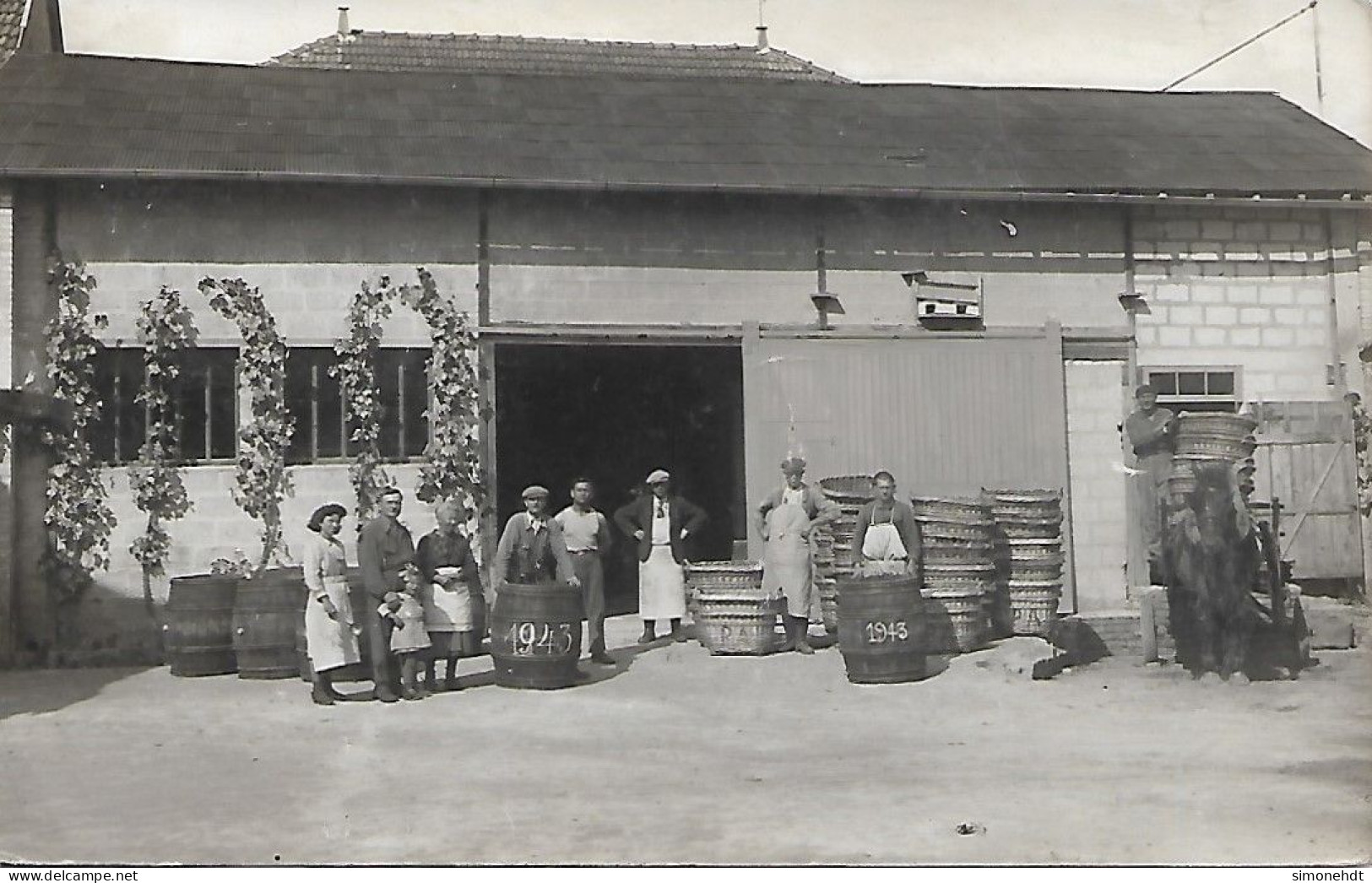 REIMS - Carte Photo - Champagne Victor CLICQUOT- Rue De Mars - Reims