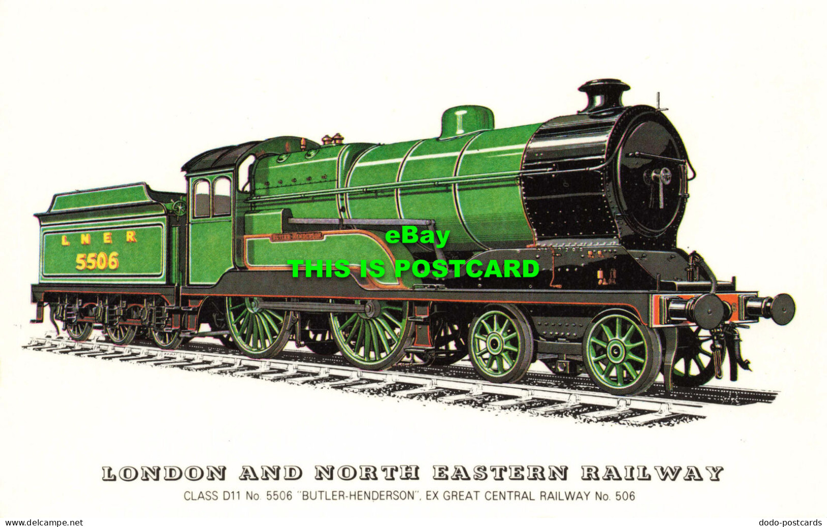 R570958 London And North Eastern Railway. Class D11. No. 5506. Butler Henderson. - Other & Unclassified