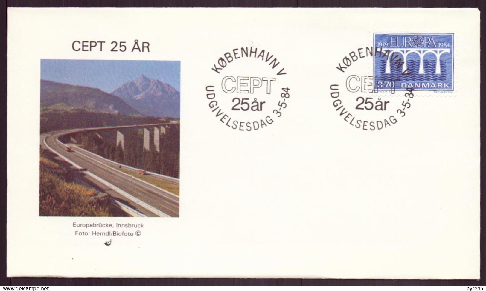 Danemark, FDC, Enveloppe Du 3 Mai 1984 à Copenhague " Cept " - FDC