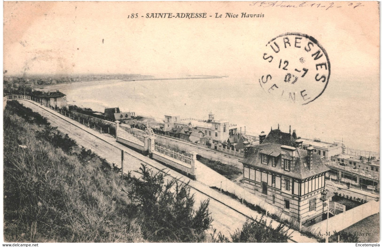 CPA Carte Postale France Sainte Adresse Le Nice Havrais  1907 VM80260 - Sainte Adresse