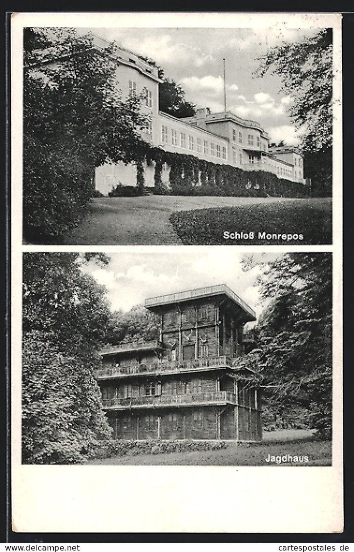 AK Ehlscheid, Schloss Monrepos, Jagdhaus  - Hunting