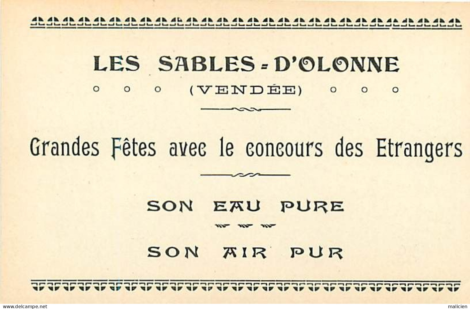 - Vendée -ref-F194- Les Sables D Olonne -bois Guignardière-multi Vues Dolmens -fouilles Archéologiques -verso Publicité - Sables D'Olonne