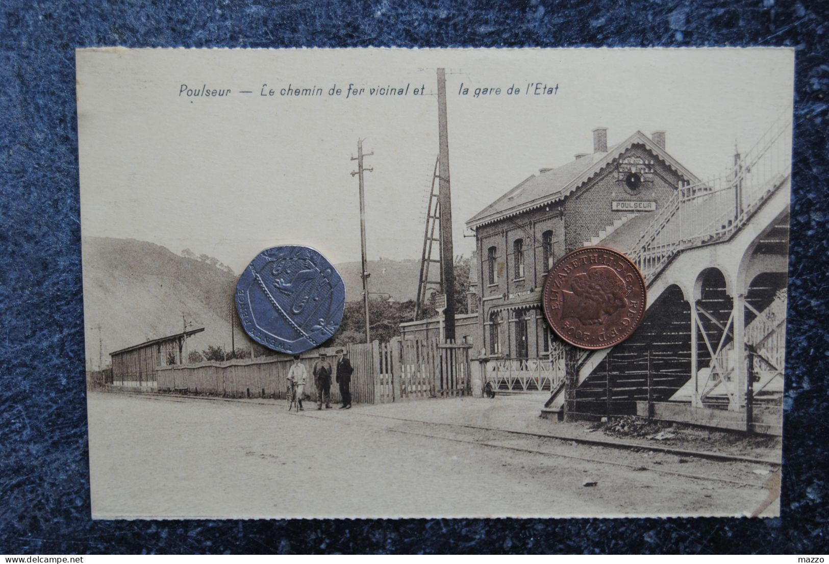 670/ POULSEUR/ESNEUX -Le Chemin De Fer Vicinal Et La Gare De L'Etat - Esneux