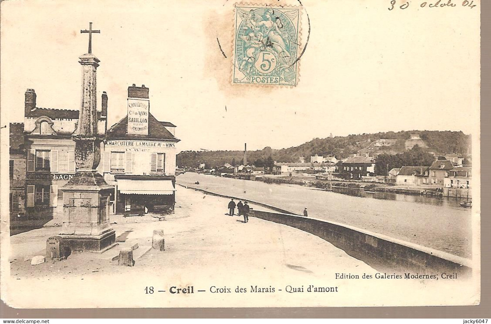 60 - Creil (oise) - Croix Des Marins - Quai D'Amont - Creil