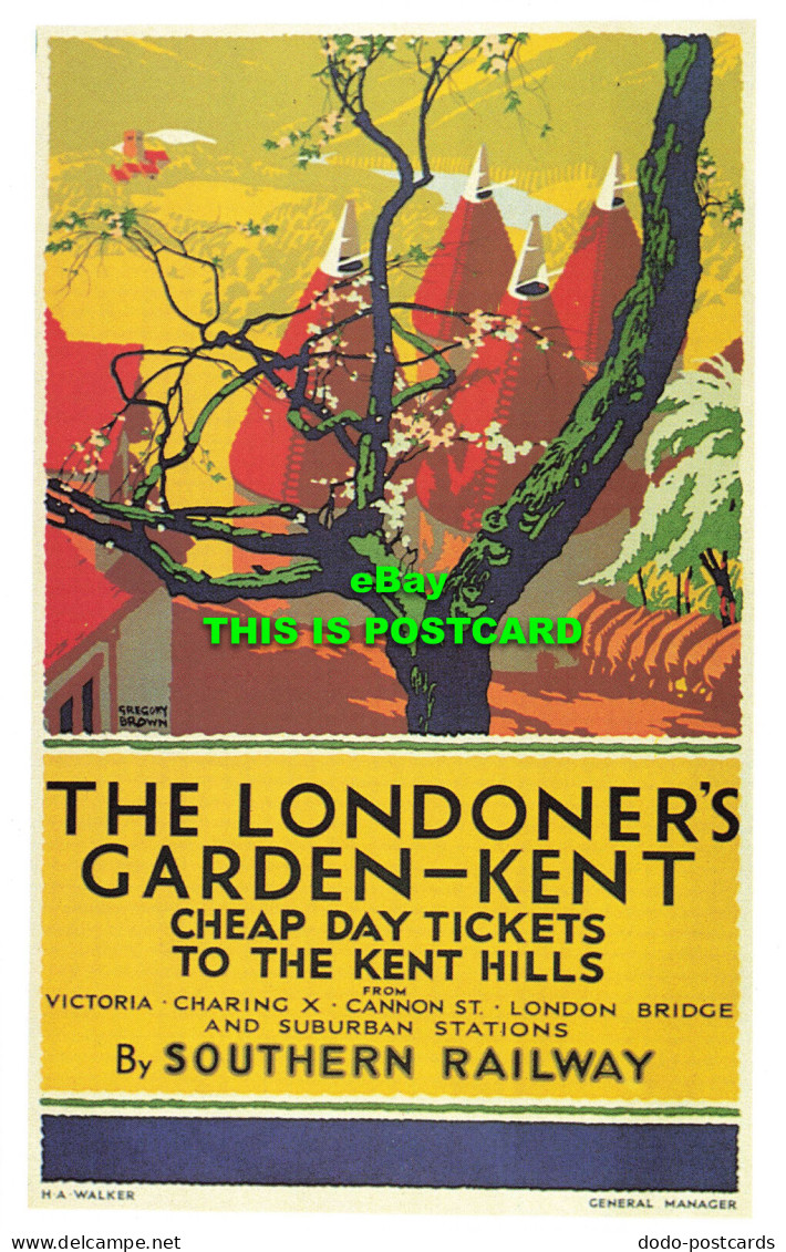 R570029 Londoners Garden. Kent. Southern Railway. H. A. Walker. General Manager. - Other & Unclassified