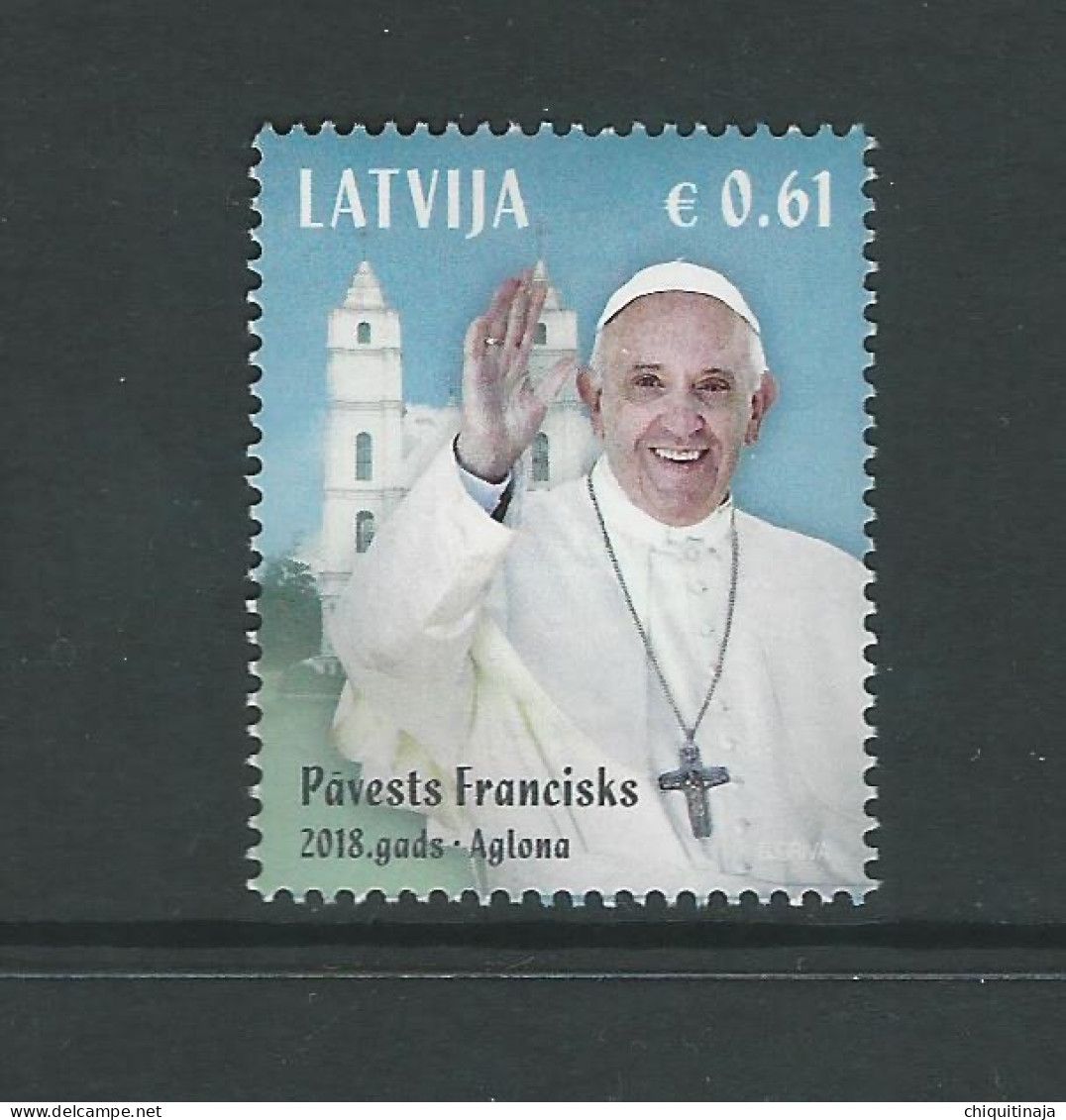 Letonia - Latvia 2018 “Visita Del Papa Francisco” MNH/** - Letonia