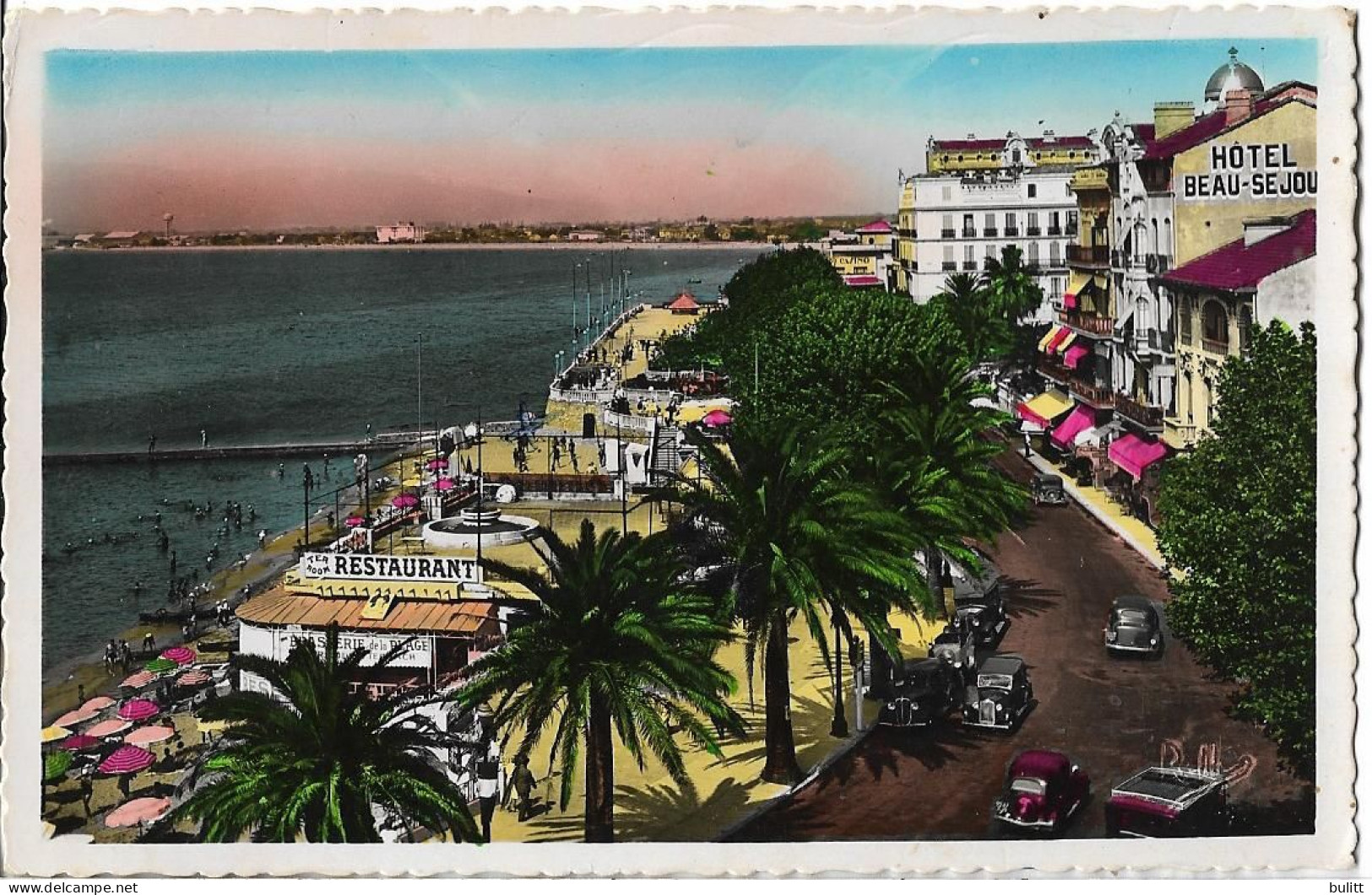 SAINT RAPHAEL - La Terrasse Des Bains - Voiture Ancienne - Saint-Raphaël