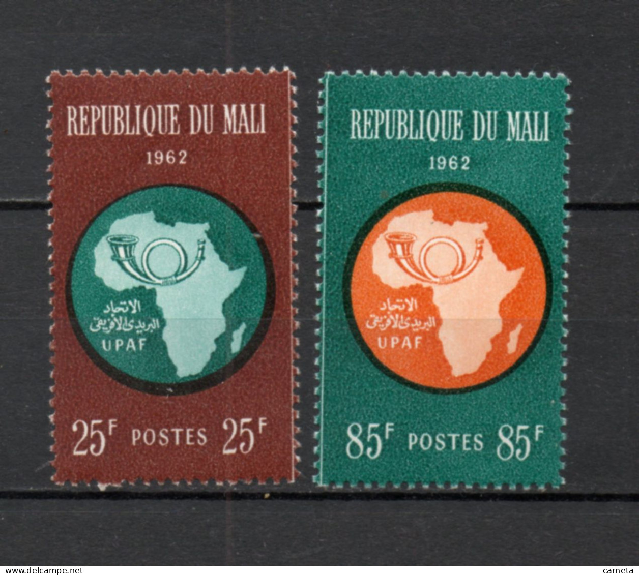 MALI  N° 37 + 38   NEUFS SANS CHARNIERE  COTE 2.50€   COR UNION POSTALE - Malí (1959-...)