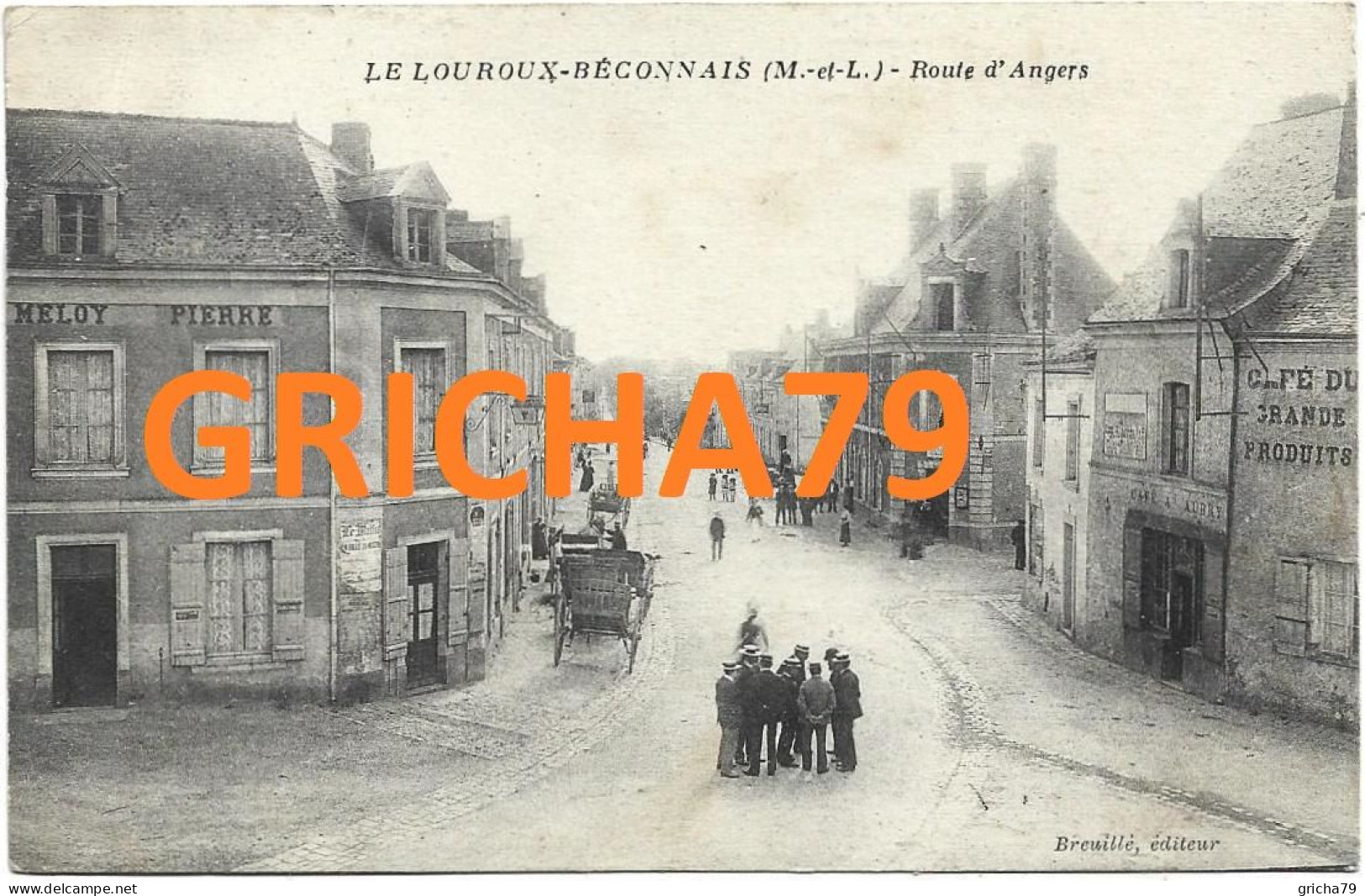 49 LE LOUROUX BECONNAIS - ROUTE D ANGERS - Le Louroux Beconnais