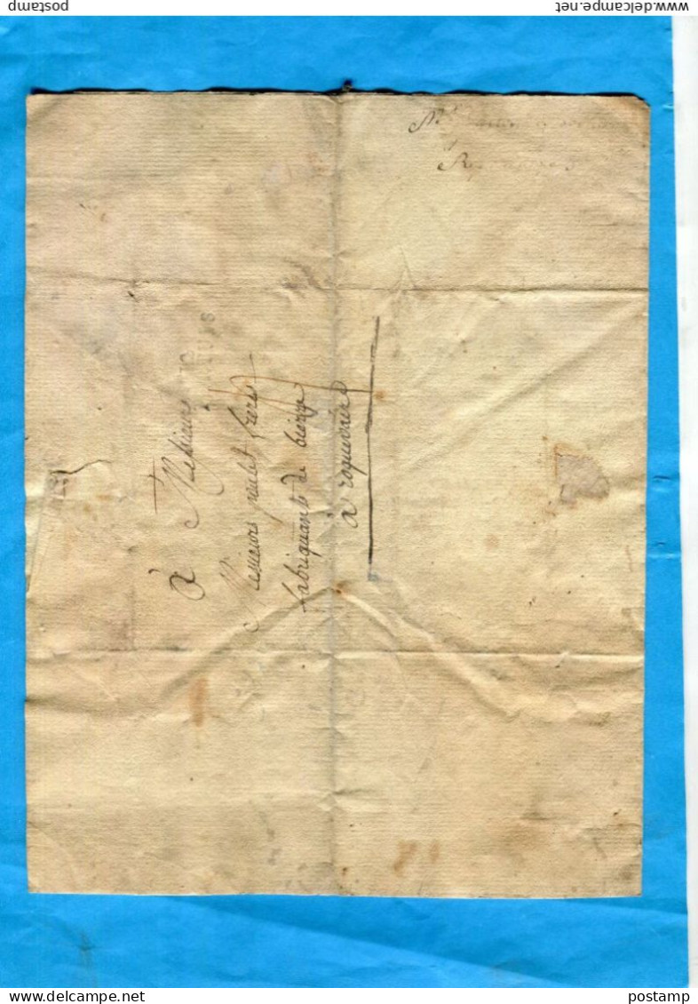 Lettre PERTUIS 1792-2oct Pour Mrs Pautet Fres Fabricant De Bières à ROQUEVAIRE - Altri & Non Classificati