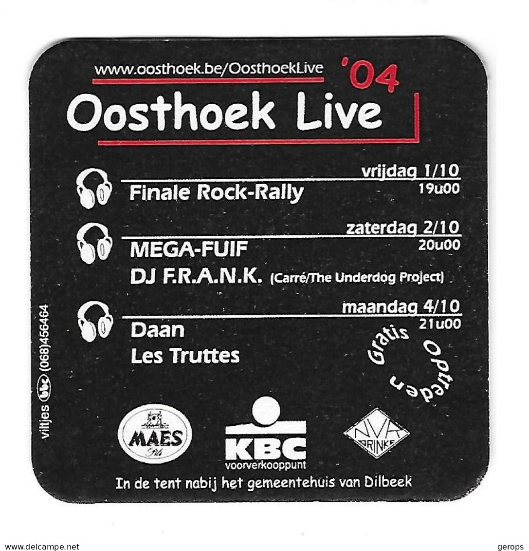 121a Brij. Maes Waarloos Oosthoek Live '04 Dilbeek - Portavasos