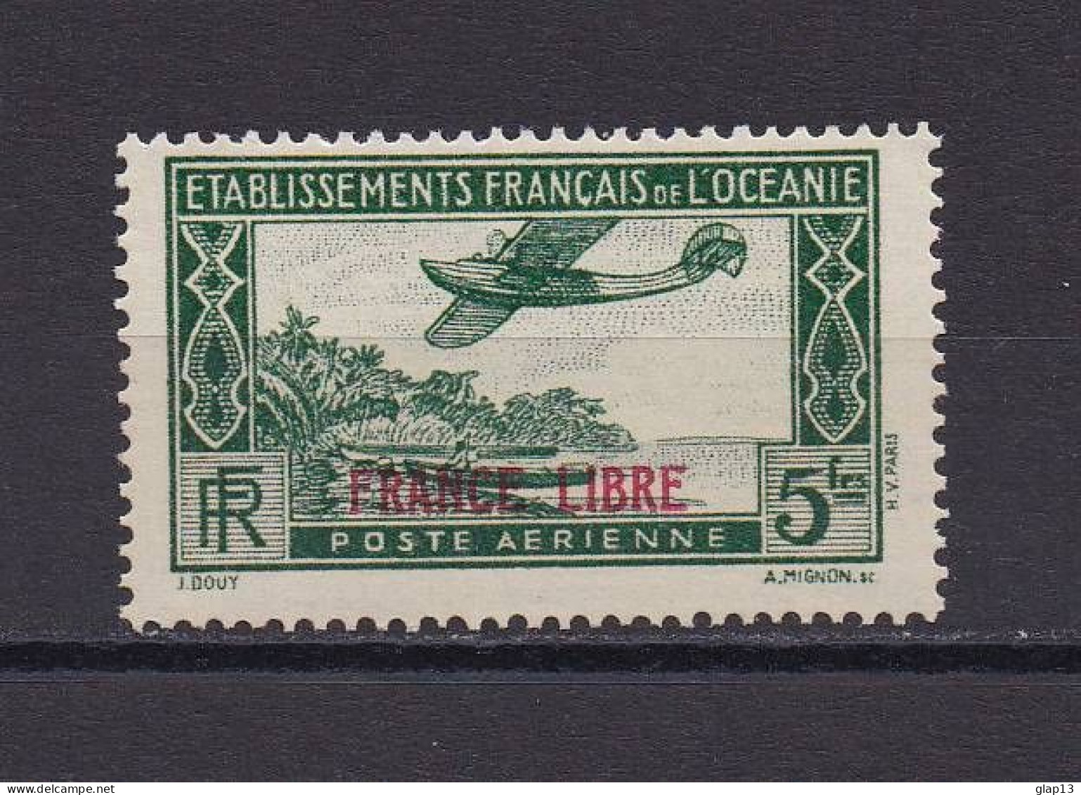 OCEANIE 1941 PA N°3 NEUF** FRANCE LIBRE - Poste Aérienne