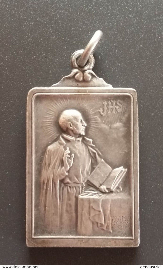 Pendentif Médaille Religieuse Début XXe Argenté "Saint Ignace De Loyola / 1904" Religious Medal - Religion &  Esoterik